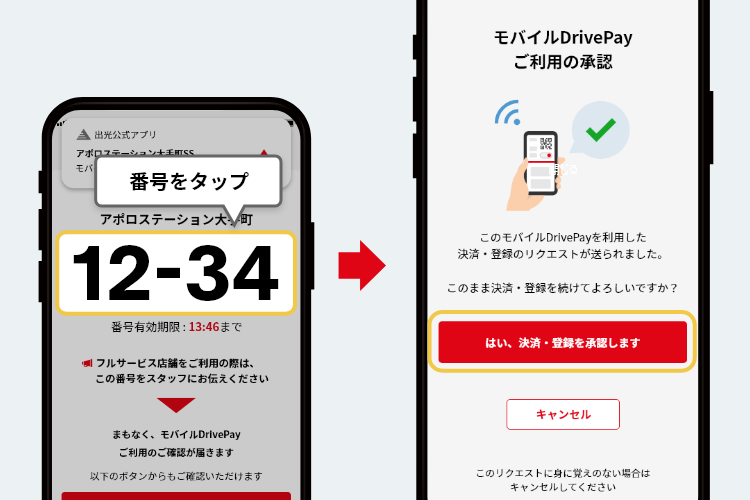 STEP9チェックイン番号画面