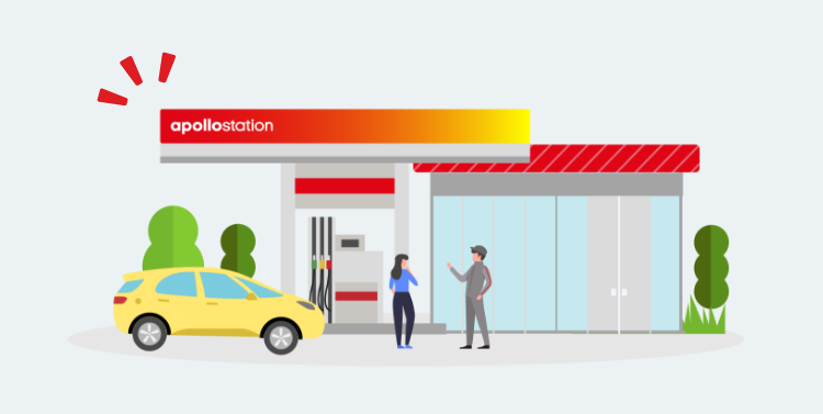 DrivePayキーホルダーがない方はサービスステーションでお手続きします