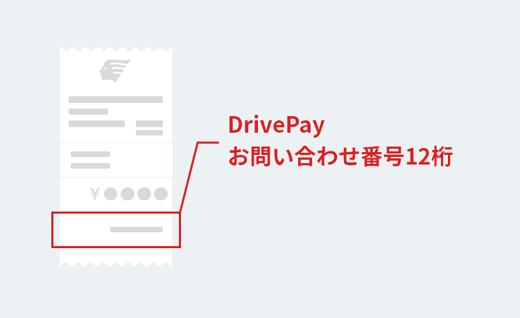 DrivePayお問い合わせ番号について